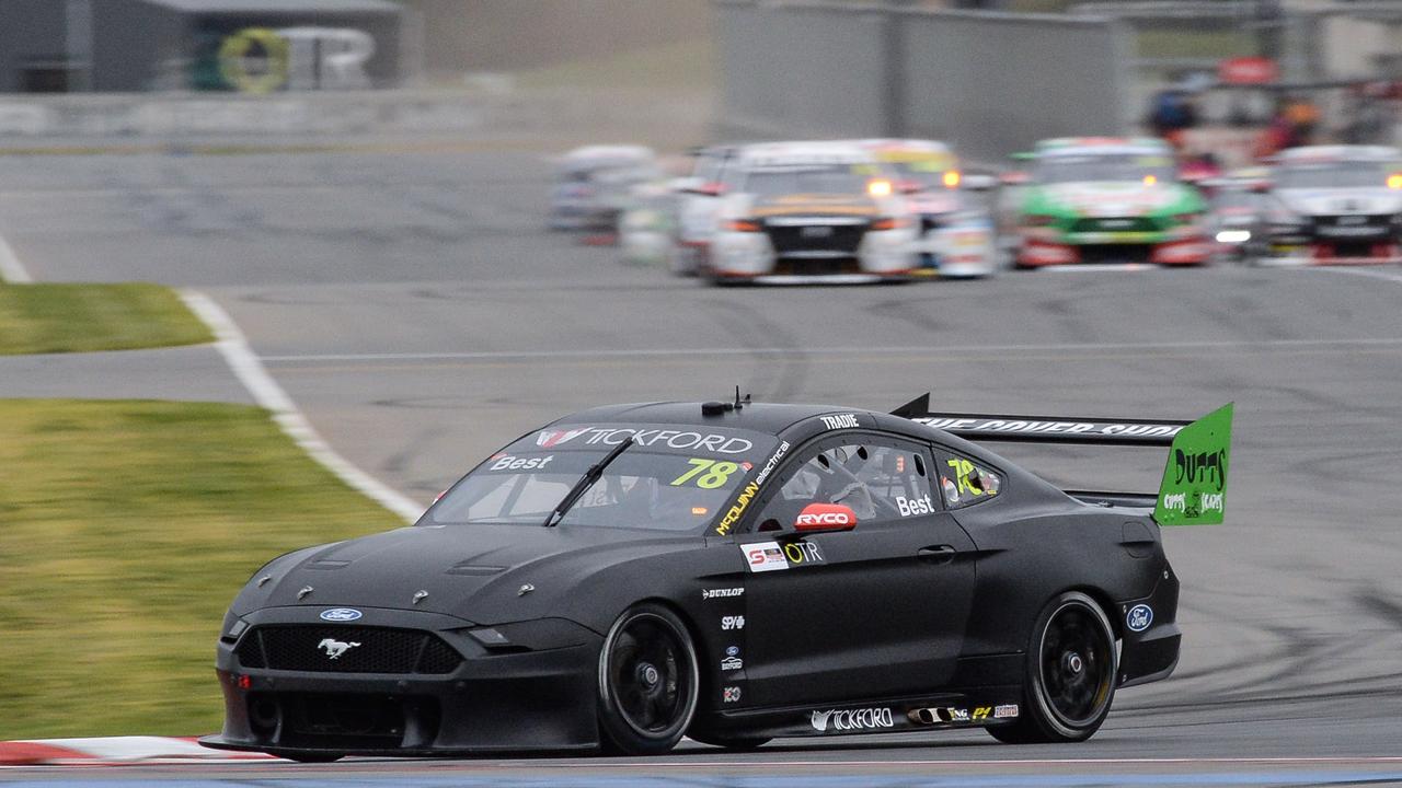 Zac Best during race one of the OTR Supersprint at The Bend. Picture: Brenton Edwards