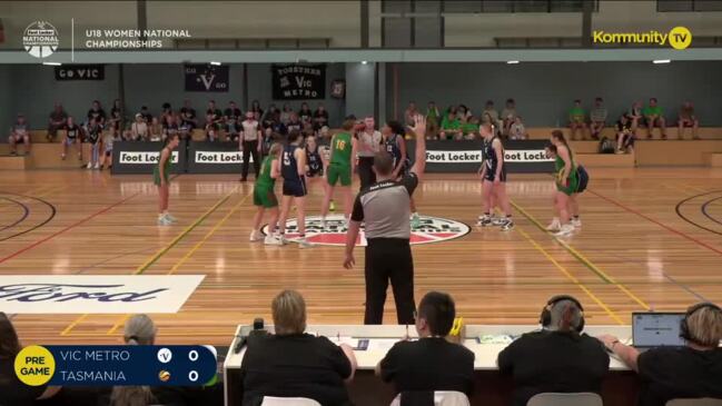 Replay: Vic Metro v Tasmania (U18 Women)- Basketball Australia Under-18 National Championships and Junior Wheelchair Championships Day 5