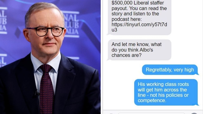 Readers have weighed in on Anthony Albanese's chances on news.com.au's federal election text service.