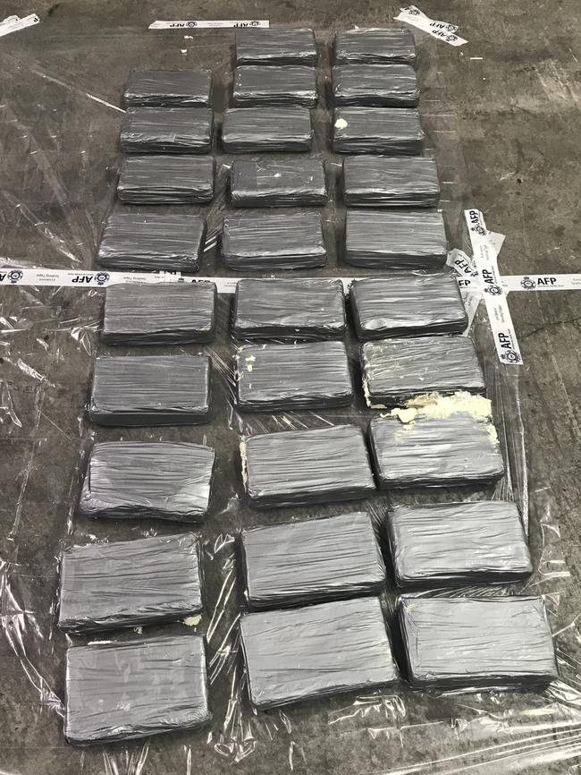 The seized cocaine weighed 59 kilograms.