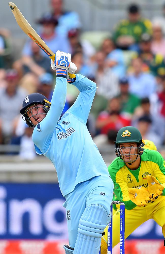 Incredible talent Jason Roy tears into the Australian bowlers.