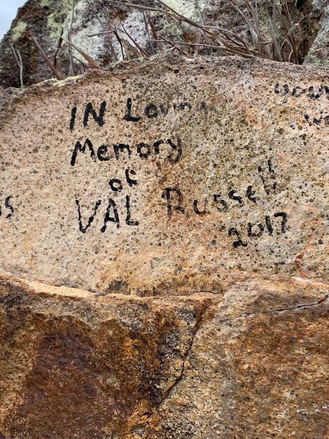 Cape York graffiti at Australia's most northern point. Picture: SHANTELL KENNELL