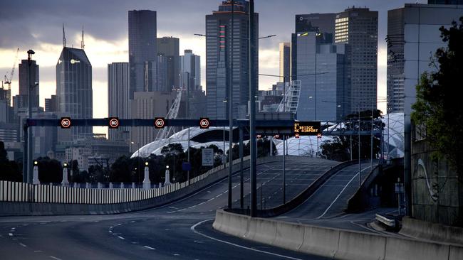 Financial analysts fear Melbourne CDB could become a waste land of empty businesses. Picture: NCA NewsWire / David Geraghty