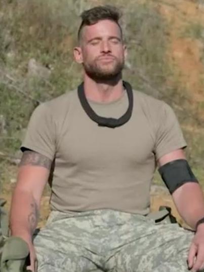 He’s hot or he’s cold – Dan Ewing on SAS Australia. Picture: Seven