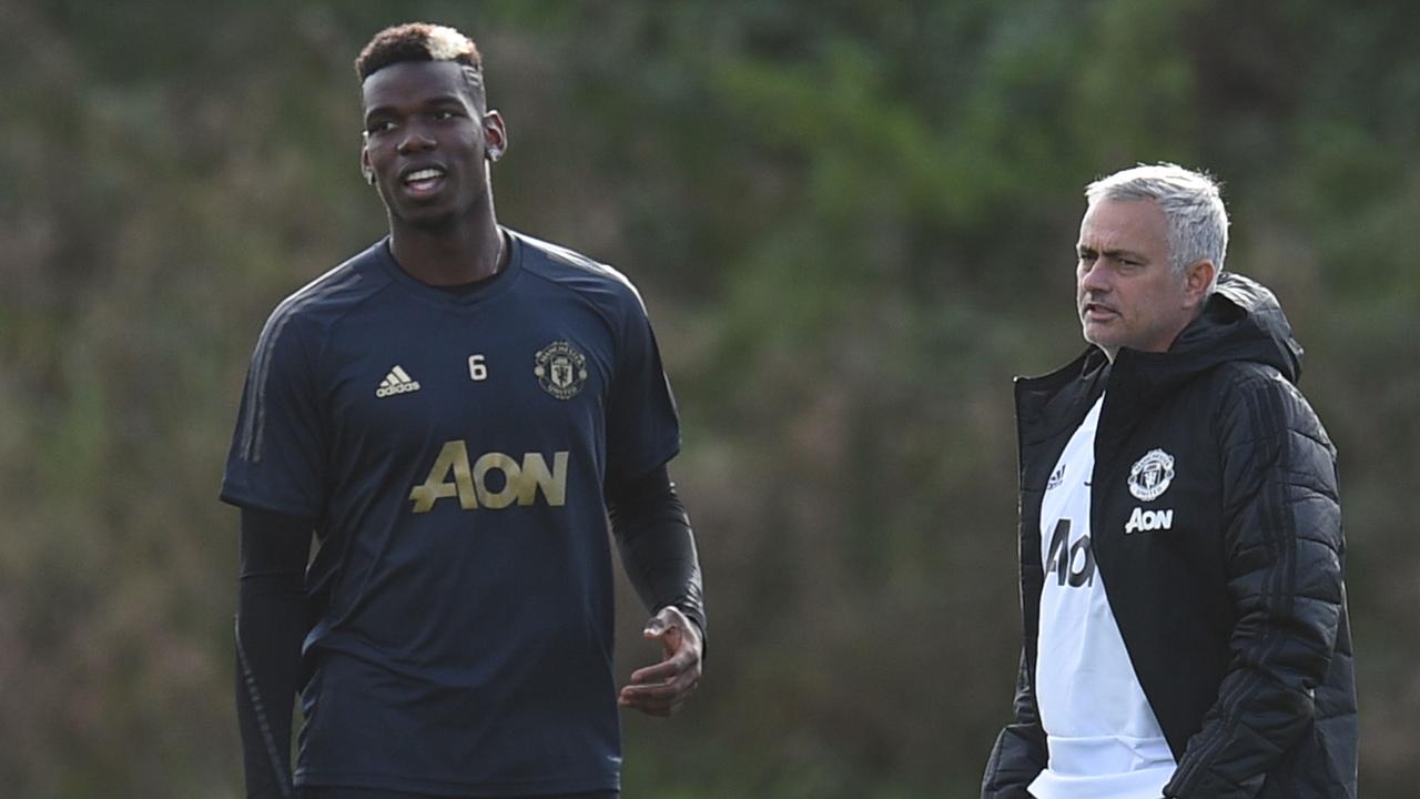 Jose Mourinho (R) has dropped Paul Pogba (L) and other big names