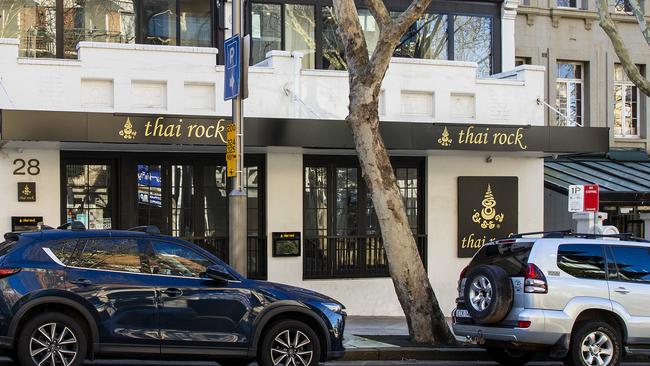 The Thai Rock restaurant in Potts Point has been infected by COVID-19. Picture: Jenny Evans/Getty Images