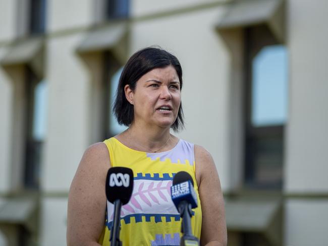 Chief and Health Minister Natasha Fyles says the government will continue to work with the nurses union. Picture: Floss Adams.