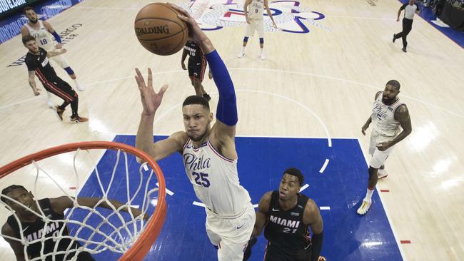 Ben Simmons had a playoff debut to remember.