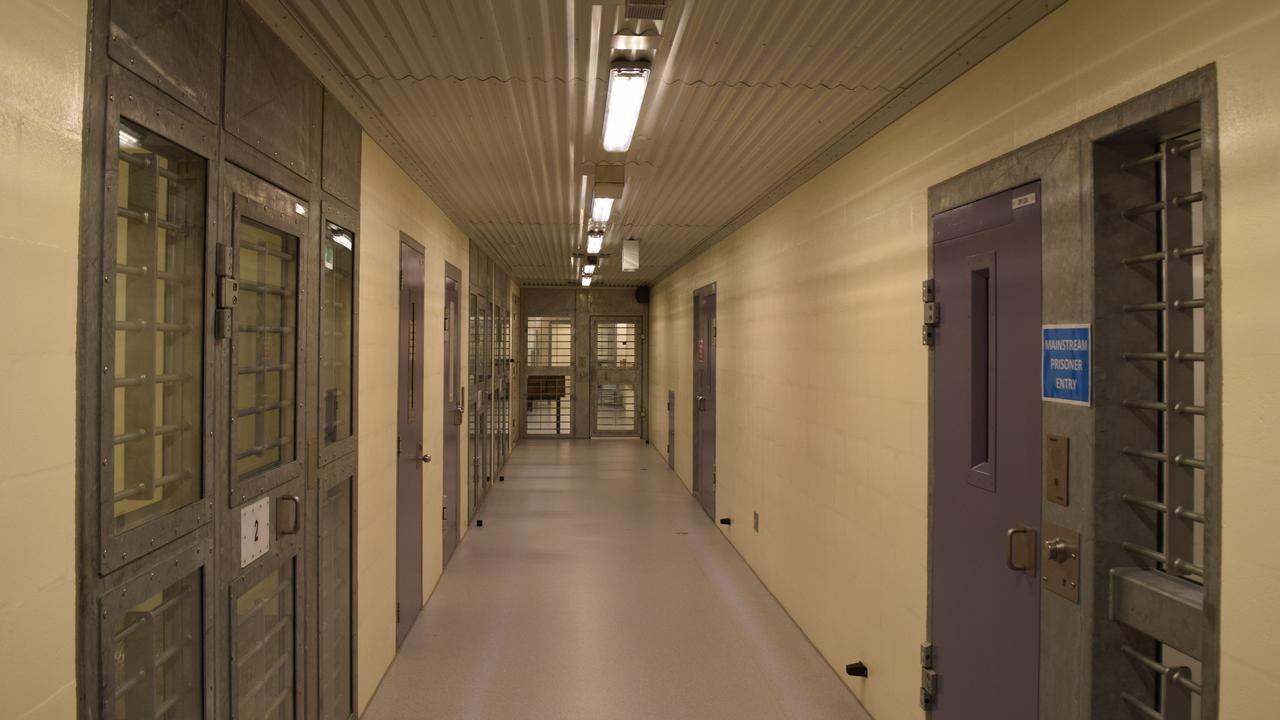 During officer training at CCC, the hallways are empty.