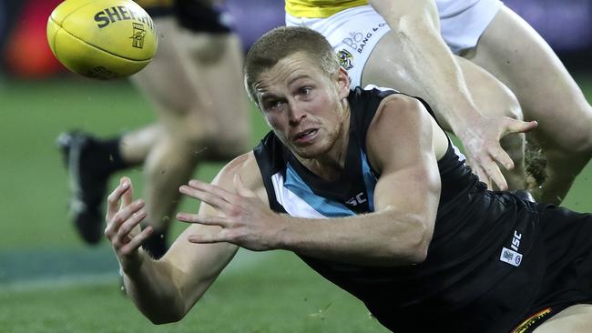 Port Adelaide’s Tom Clurey has re-signed with the Power for the next two seasons.