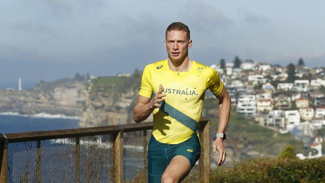 Steve Solomon says he feels safe as he prepares to head to Tokyo for the Olympics Picture: John Appleyard