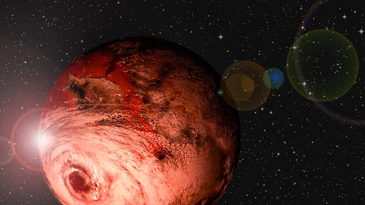 Worlds that orbit red dwarf stars are likely to be very different to our own, with one side permanently facing the star and the other eternally frozen. Then there's what that means to the weather...