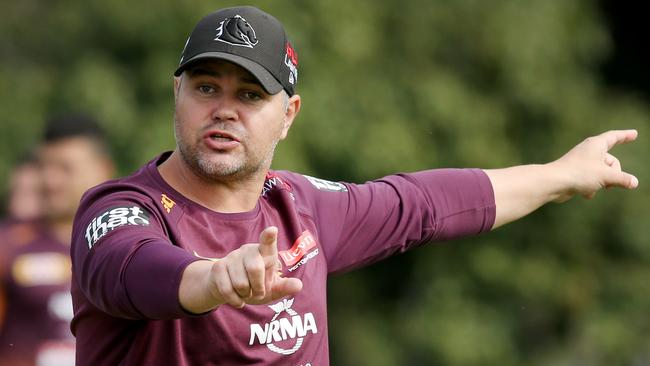 Anthony Seibold’s Broncos are slowly taking shape. Photo: AAP Image/Jono Searle