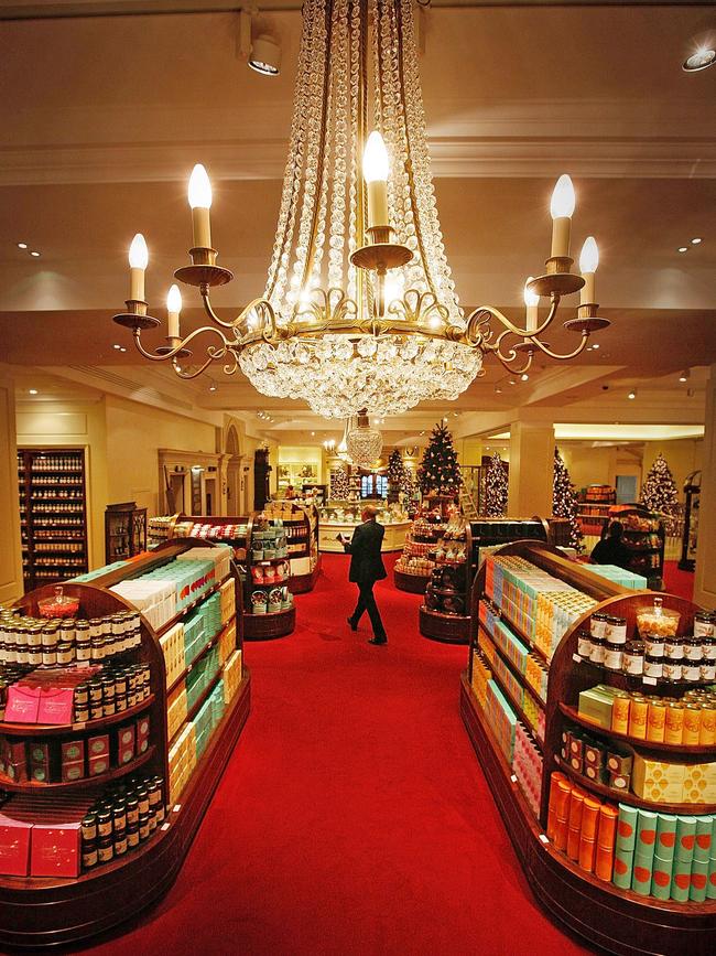 The food hall at Fortnum and Mason. Picture: Getty Images