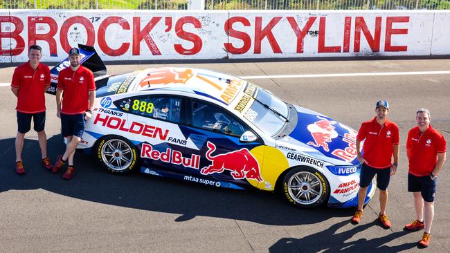 The Red Bull Holden Racing team will pay tribute to Holden fans this weekend. Picture: Getty Images