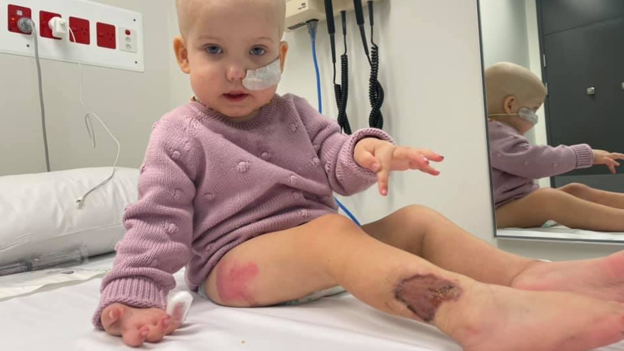 Karlie Ross is sharing the' raw, unfiltered journey of childhood cancer' as her daughter Ellie faces the battle of a lifetime at the age of two.