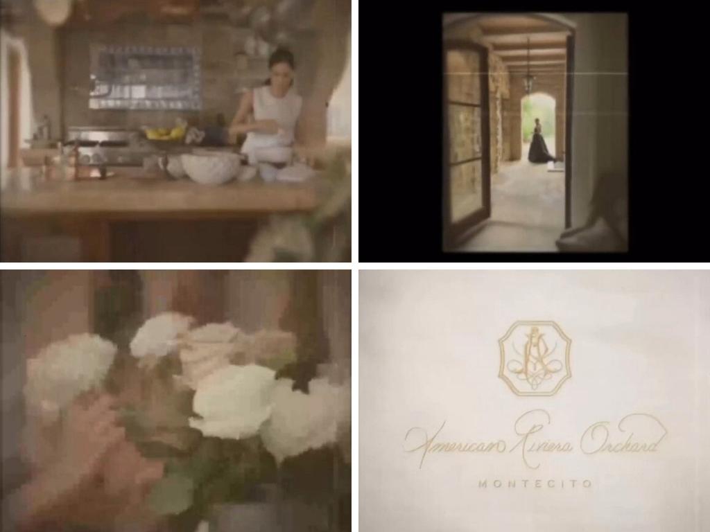 Meghan Markle's new lifestyle brand, seen in a promotional video posted to Instagram. Picture: American Riviera Orchard/Instagram