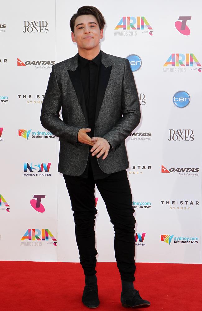 Taylor Henderson at the 2015 Aria Awards held at The Star in Pyrmont. Picture: Christian Gilles