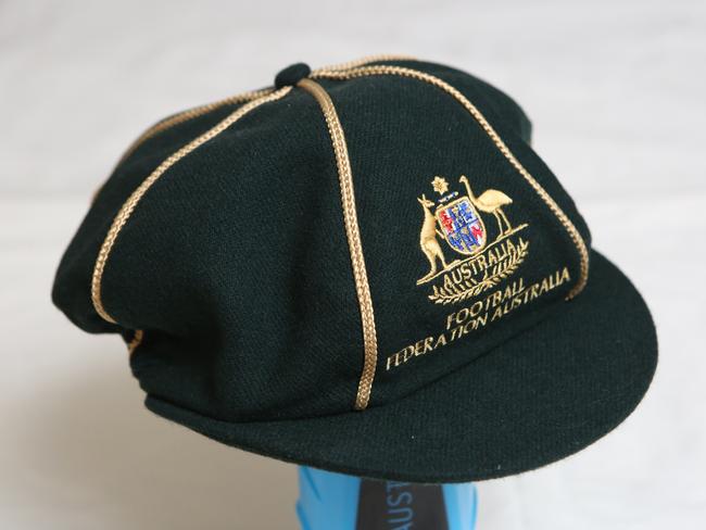 Matilda’s cap: Everyone in the Matildas gets a cap number and mine is 157. In 2017, I was presented with this cap at my very first senior An international. It was such a big moment for me.