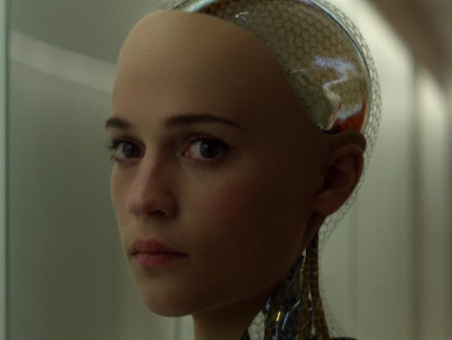 Alicia Vikander in a scene from Ex Machina.