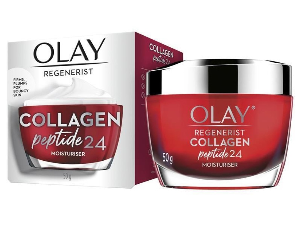 Olay Regenerist Collagen Peptide24 Face Cream Moisturiser. Picture: Chemist Warehouse.