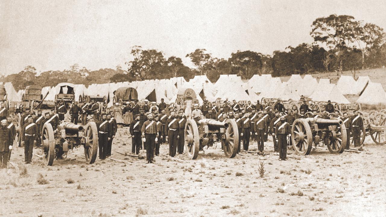 Victorian volunteers in the Crimean War.