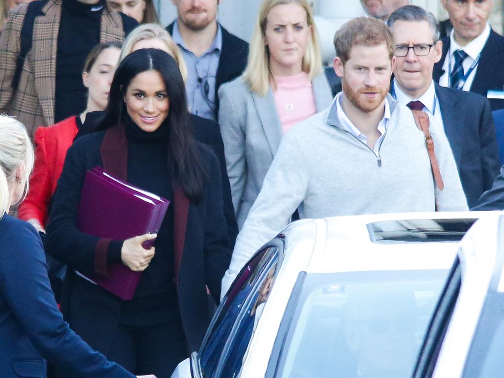 Meghan Markle made purple binders cool somehow.