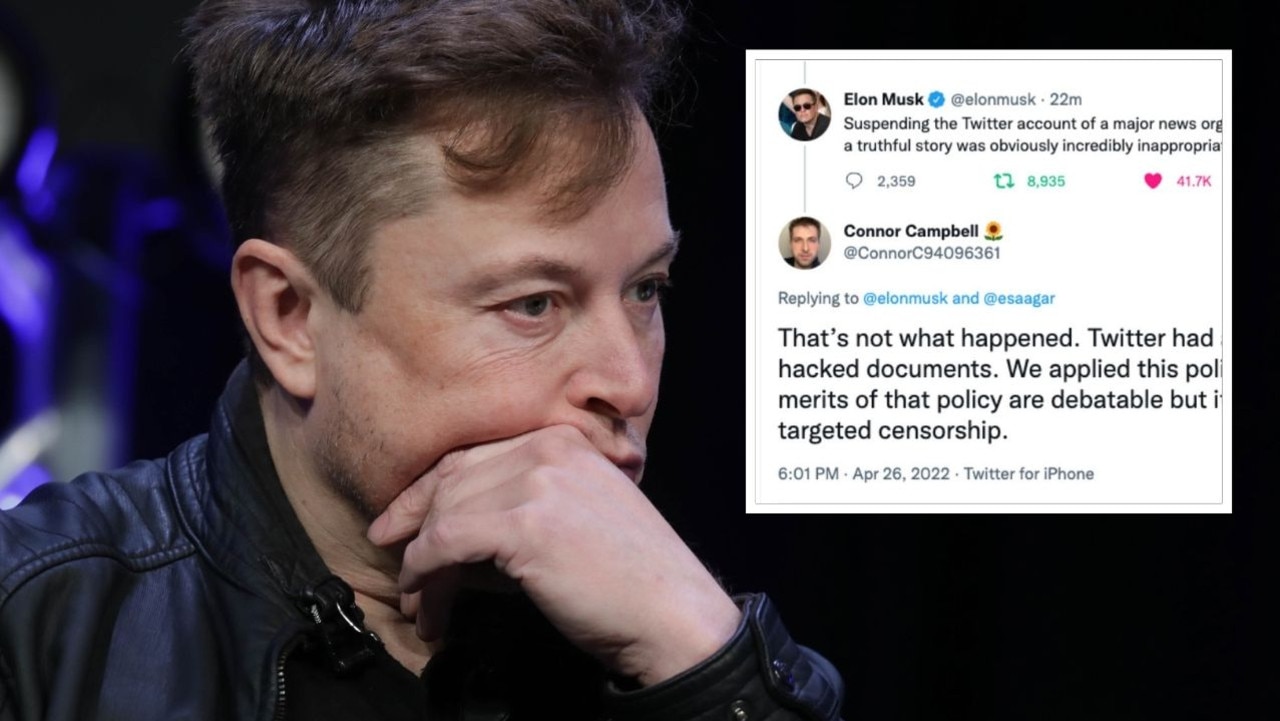 Some employees have been defending the platform in replies to Musk’s tweets. Picture: Getty