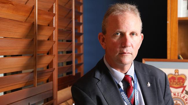 Queensland Police Union president Ian Leavers. (AAP Image/Claudia Baxter)