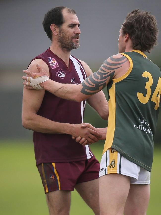 Trevor Rigney (left). Picture: AAP/Dean Martin