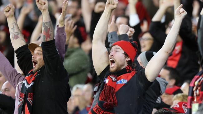 The AFL wants a full house for the Anzac Day clash between Essendon and Collingwood. Picture: Alex Coppel.