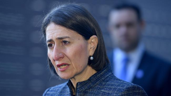 Gladys Berejiklian said she had been forced to grow comfortable with making snap decisions during the initial, chaotic days of the pandemic, when information at hand was incomplete and uncertainty remained high around the world. Picture: AAP