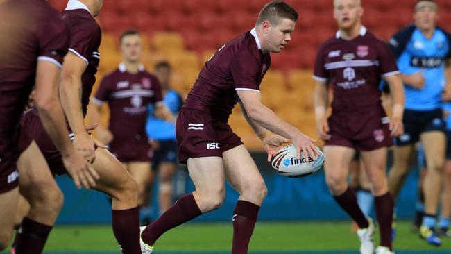 Joshua James in action during the Under 18 Queensland V NSW State of Origin game at Suncorp Stadium in Brisbane. Pics Adam Head