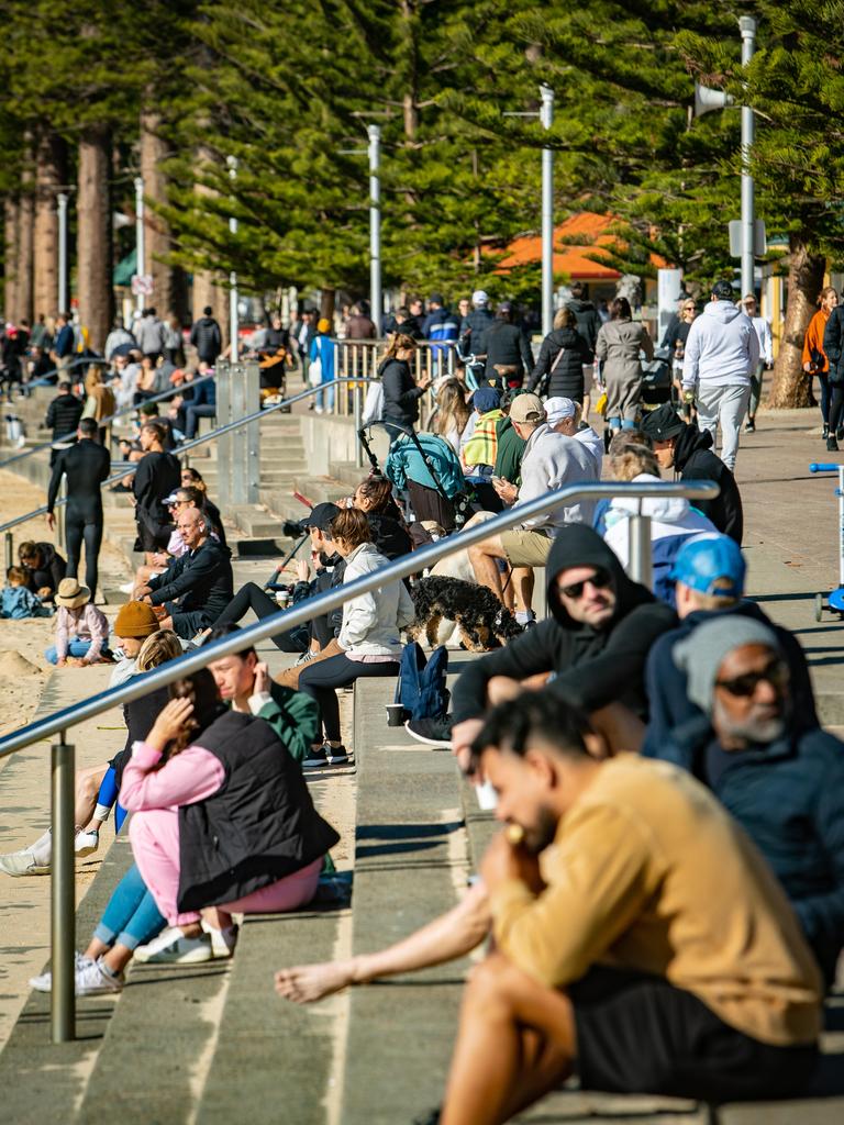 Manly was booming over the weekend. Picture: Julian Andrews