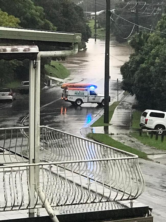 Floodwaters in Murwillumbah. Picture: Facebook