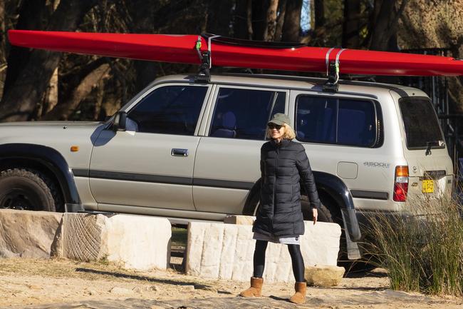 Oscar nominee Naomi Watts and The Walking Dead star Andrew Lincoln film Penguin Bloom at Palm Beach in August 2019. Pictures: Matrix