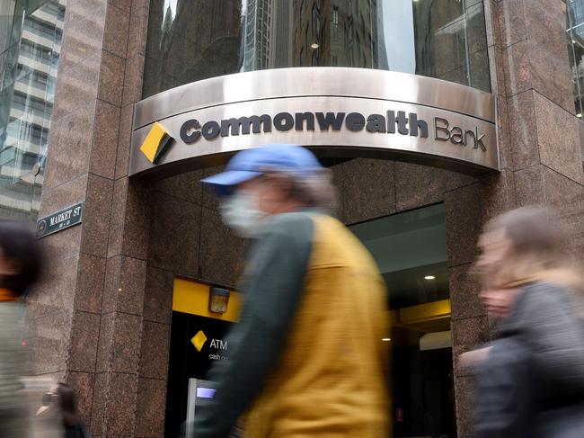 SYDNEY, AUSTRALIA - NCA NewsWire Photos AUGUST, 12, 2020: Generic view of a Commonwealth Bank of Australia (CBA) in Sydney. Picture: NCA NewsWire/Bianca De Marchi