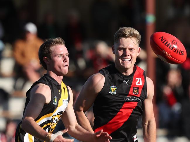 Blade Sulzberger playing in last year’s grand final against Kingborough. Picture: Nikki Davis-Jones