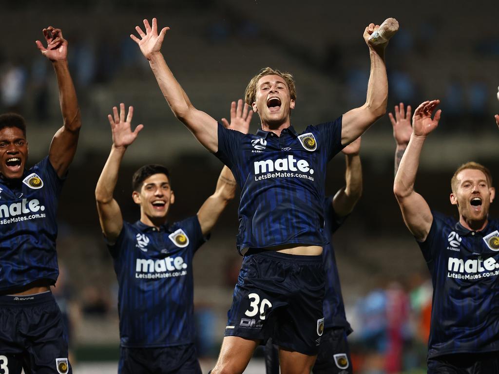 The Central Coast Mariners are on top of the A-League table right now.