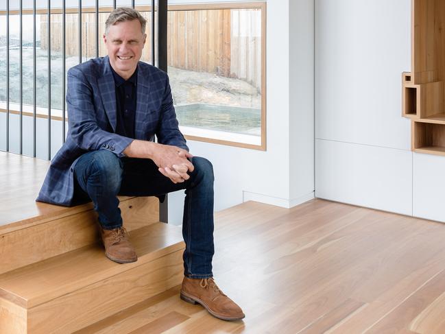 Peter Maddison is back with the eighth series of Grand Designs Australia. Supplied by Foxtel.