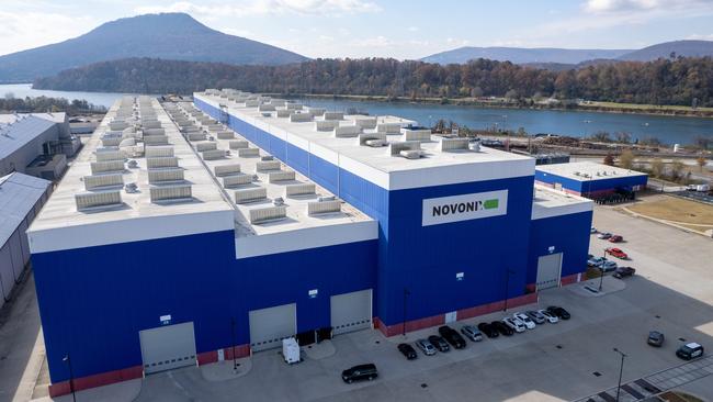 Novonix's Chattanooga plant in the US is ramping up production