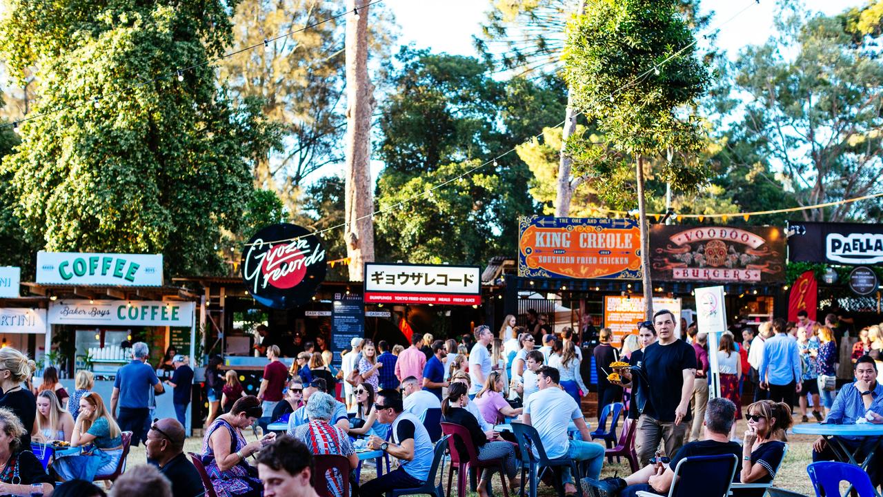 Food and beverage vendors at the Garden of Unearthly Delights. Picture: Supplied