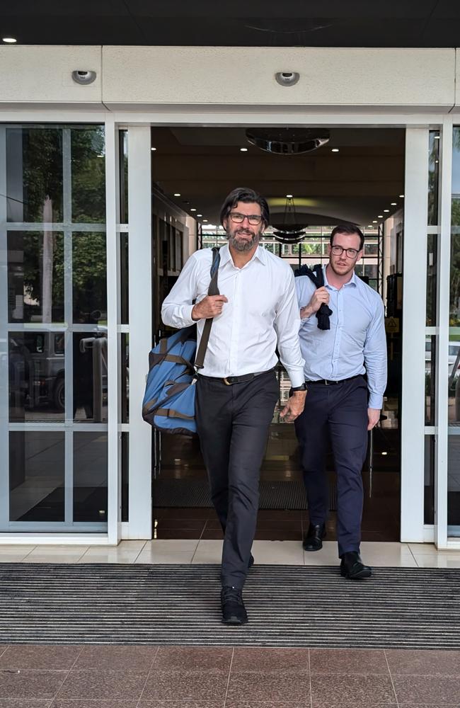 Director of Public Prosecutions Lloyd Babb leaving the Supreme Court in Darwin. Picture: Zizi Averill