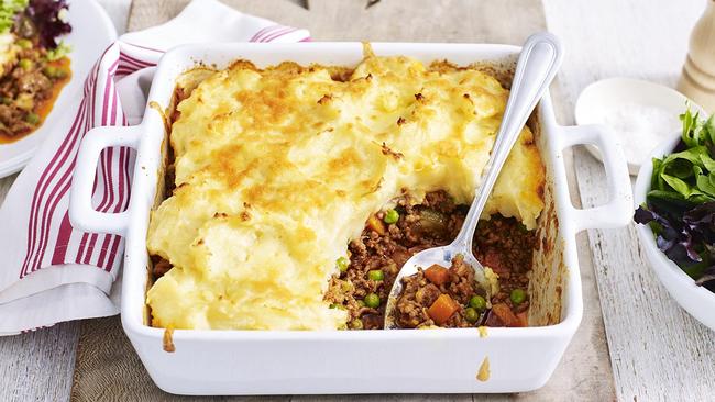 Beef mince is a staple for warming winter dishes such as shepherd’s pie. Picture: Supplied