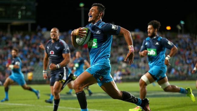 The Blues scored a bonus point win over the Blue Bulls in Auckland.