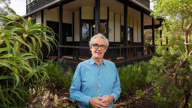 Tom Harley, great-grandson of former Prime Minister Alfred Deakin, wants to preserve the politician’s private retreat in Point Lonsdale. Picture: Jason Edwards