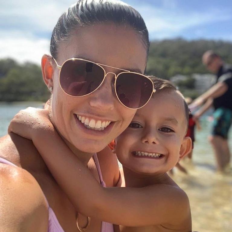 Hannah Clarke and her son Trey. Picture: Instagram