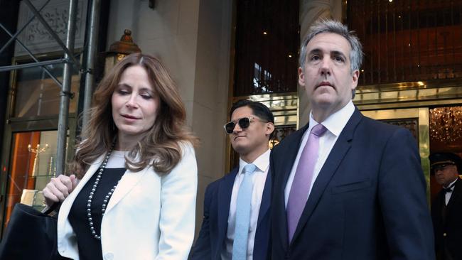 Michael Cohen on his way to the Manhattan criminal court. Picture: Getty Images