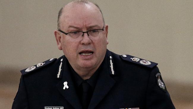 Victoria Police Chief Commissioner Graham Ashton is expected to spend two days being questioned about his knowledge about the use of Nicola Gobbo to inform on underworld figures. Picture: Getty Images