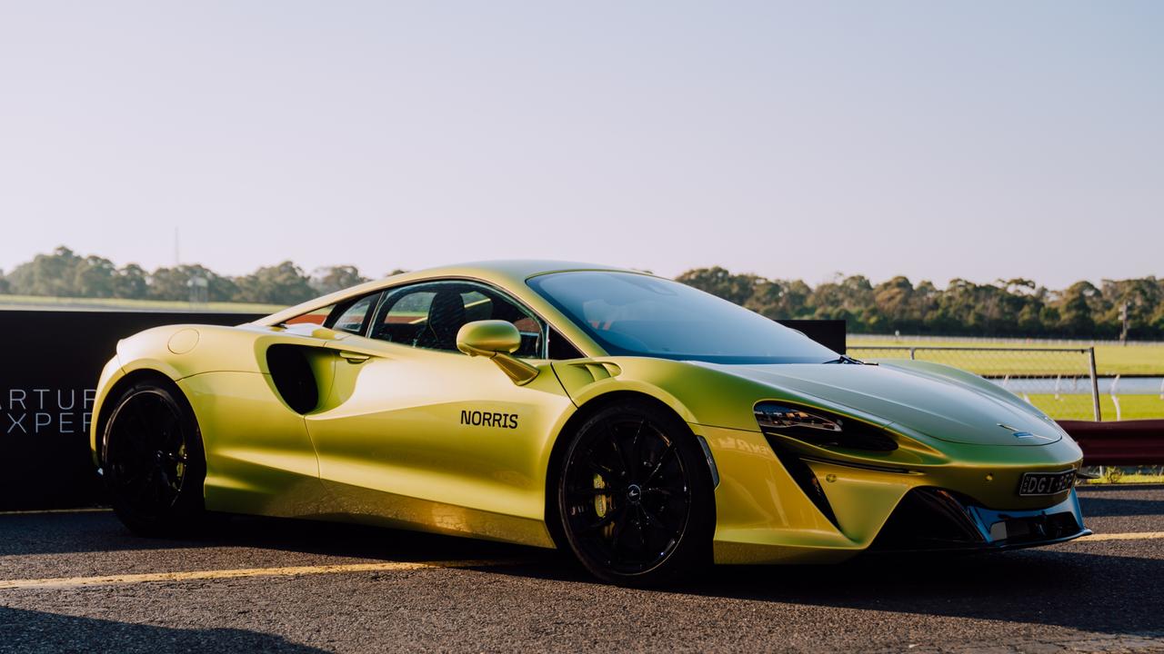 Our test car wore stickers in tribute to McLaren F1 driver Lando Norris – they don’t feature on the production car.